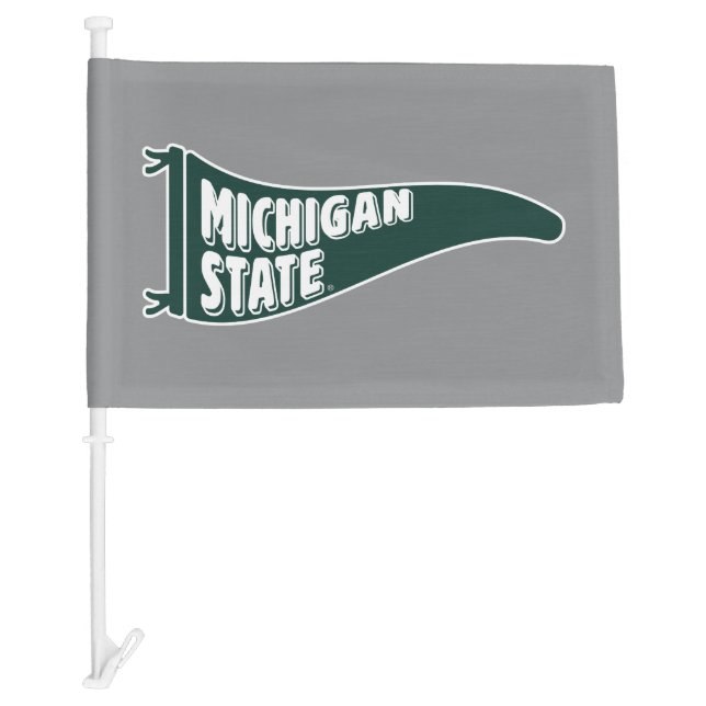 MSU Spartans | Michigan State University 4 Car Flag (Front)