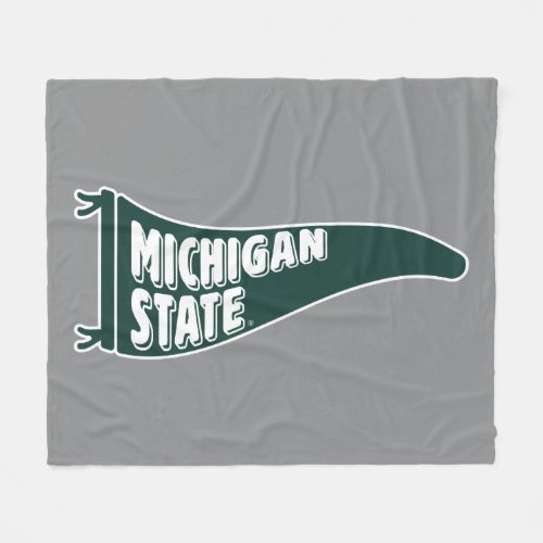 MSU Spartans  Michigan State University 4 Fleece Blanket