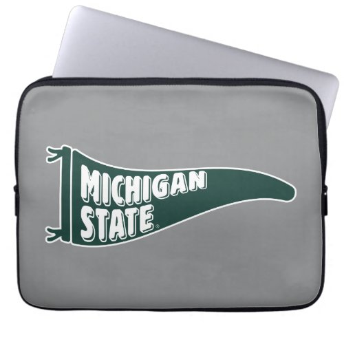 MSU Spartans  Michigan State University 4 Laptop Sleeve