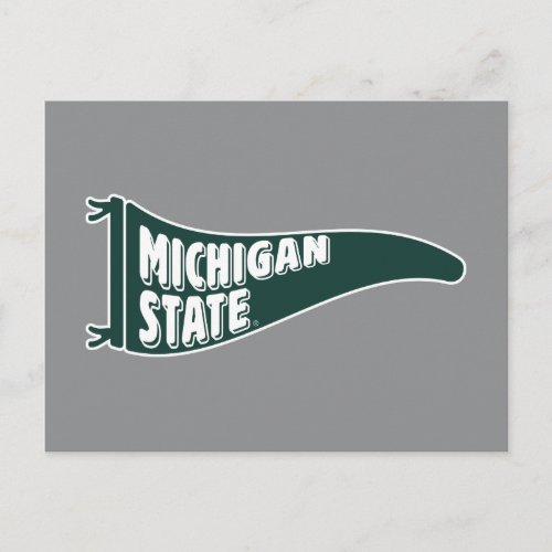 MSU Spartans  Michigan State University 4 Postcard