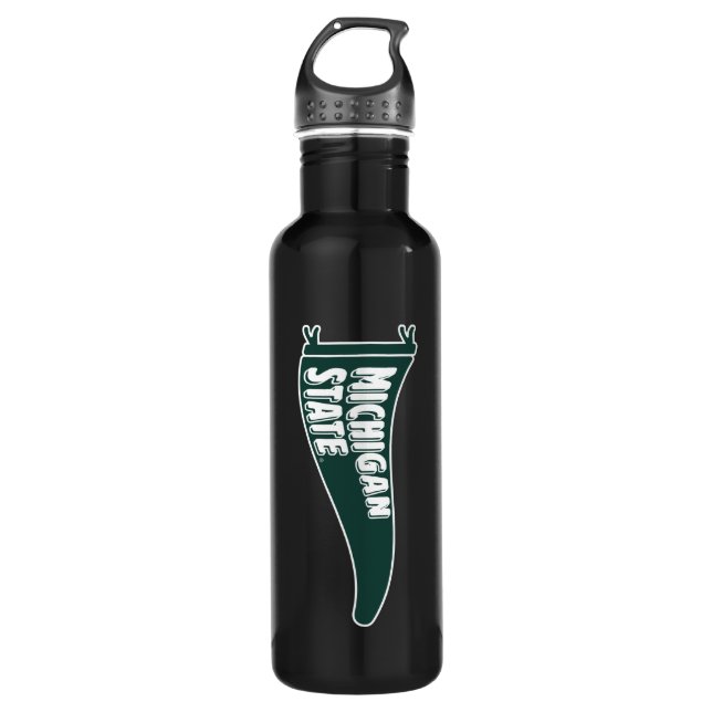 MSU Spartans | Michigan State University 4 Stainless Steel Water Bottle (Front)