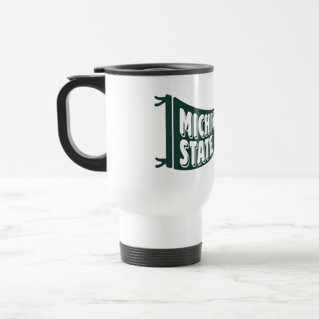 MSU Spartans | Michigan State University Travel Mug (Left)