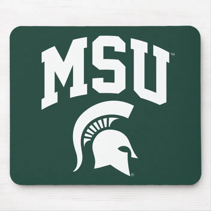 Msu Spartans Mouse Pad Zazzle Com