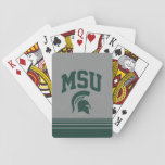 Msu Spartans Playing Cards at Zazzle