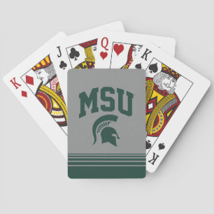 MSU Spartans Poker Cards