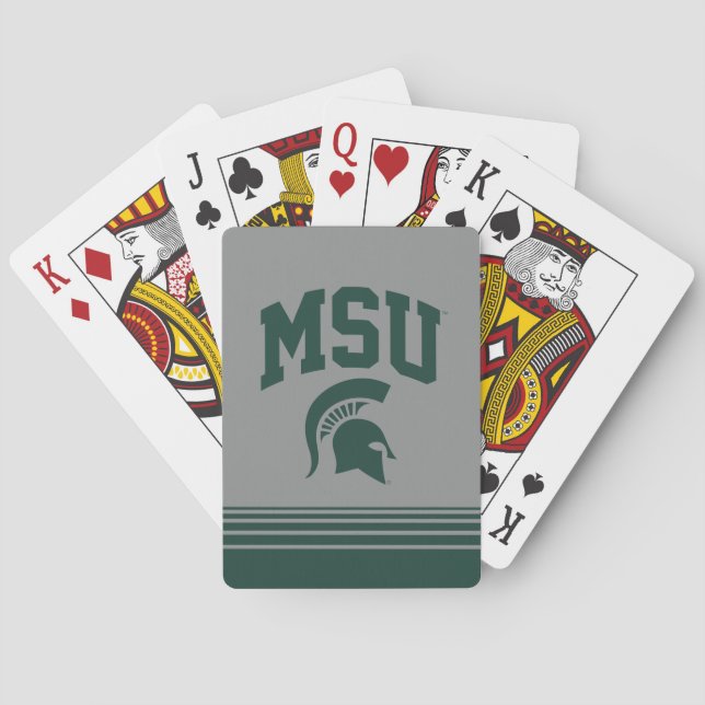 MSU Spartans Poker Cards (Back)