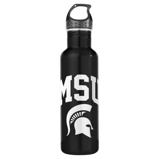MSU Spartans Stainless Steel Water Bottle (Front)