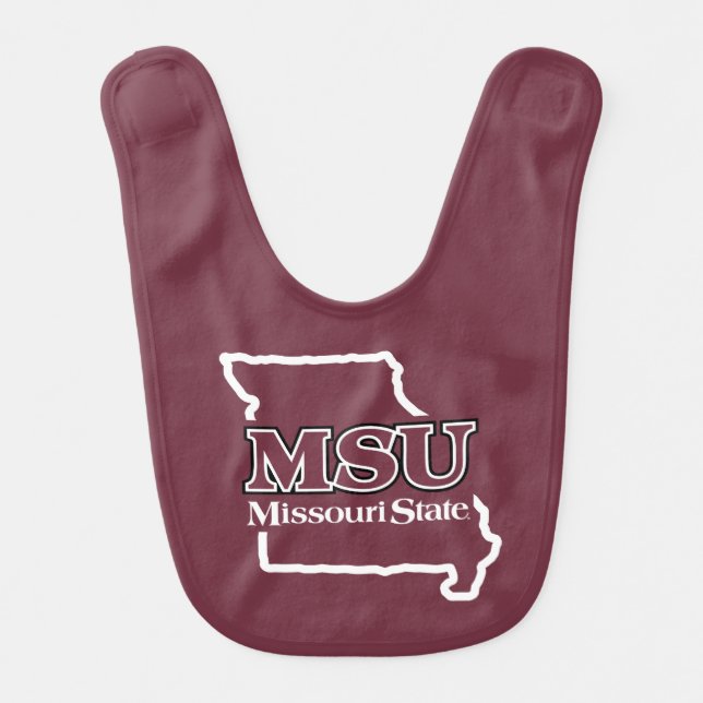 MSU State Love Baby Bib (Front)