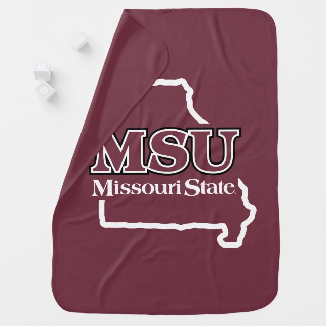 MSU State Love Baby Blanket (In Situ)