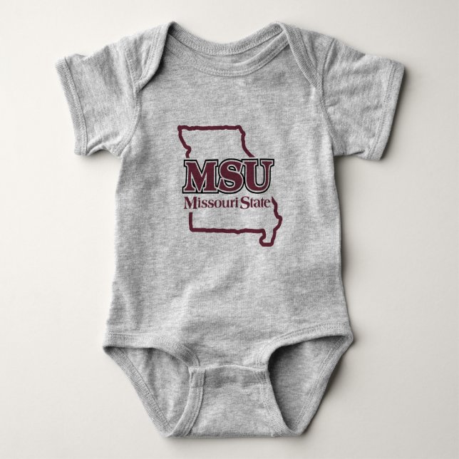 MSU State Love Baby Bodysuit (Front)