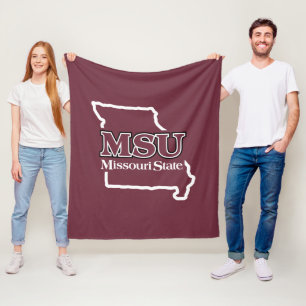 MSU State Love Fleece Blanket