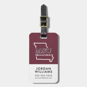 MSU State Love Luggage Tag