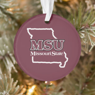 MSU State Love Ornament