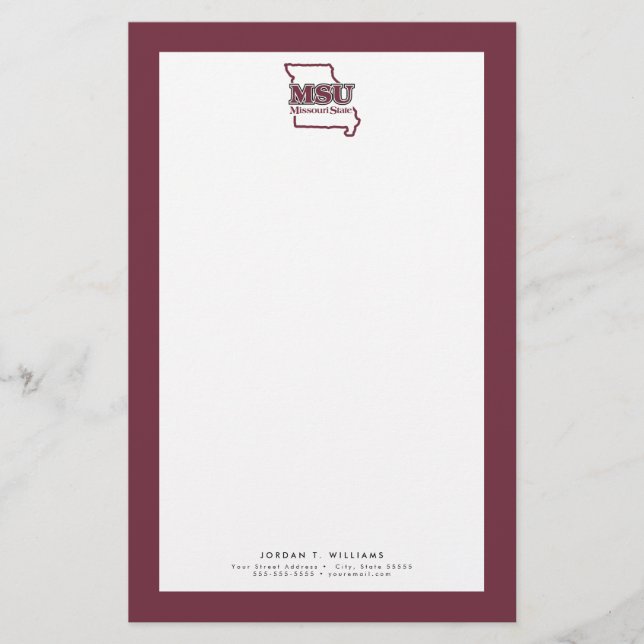 MSU State Love Stationery (Front)