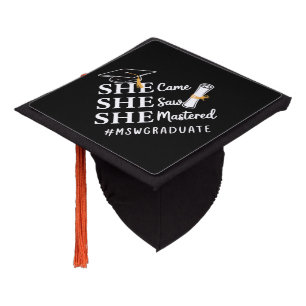 MSW Master’s Degree Master of Social Work Graduate Graduation Cap Topper