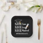 MSW Master’s Degree Master of Social Work Graduate Paper Plates<br><div class="desc">MSW Master’s Degree Master of Social Work Graduation</div>