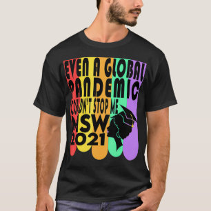 MSW Social Work Masters Degree Graduation Social W T-Shirt