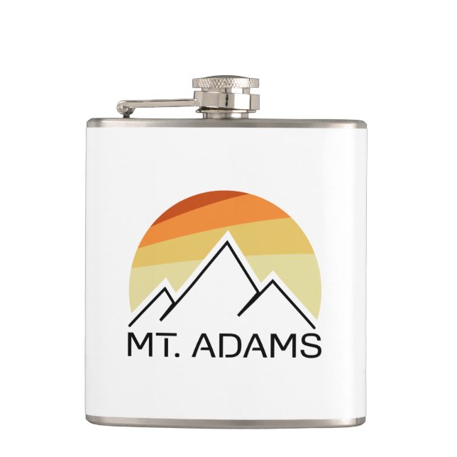 Mt. Adams Retro Flask (Front)