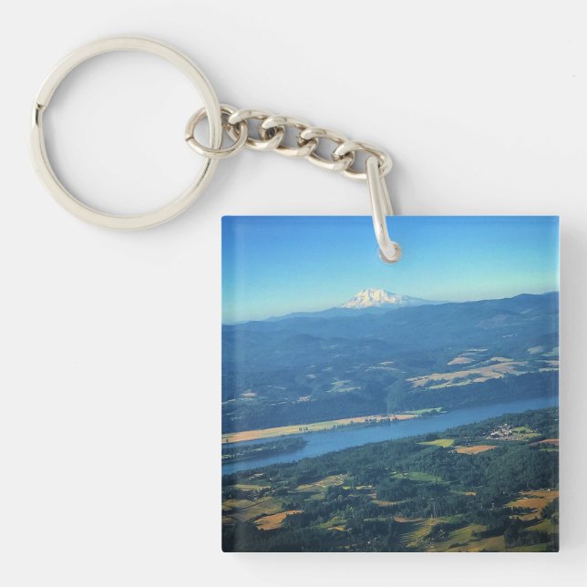 Mt. Adams, Washington Keychain (Front)
