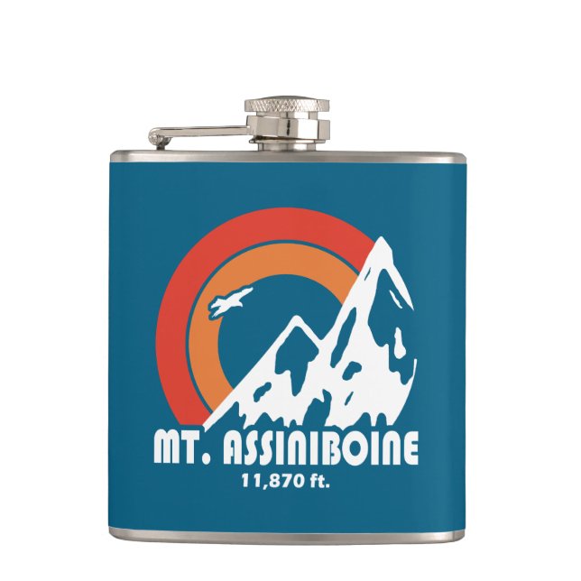 Mt. Assiniboine Sun Eagle Flask (Front)