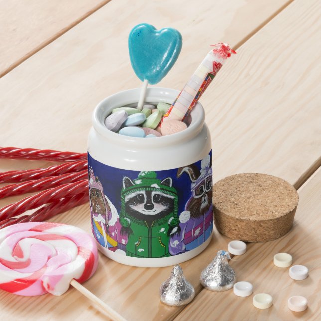 Mt. Bachelor Brats Candy Jar (In Situ)