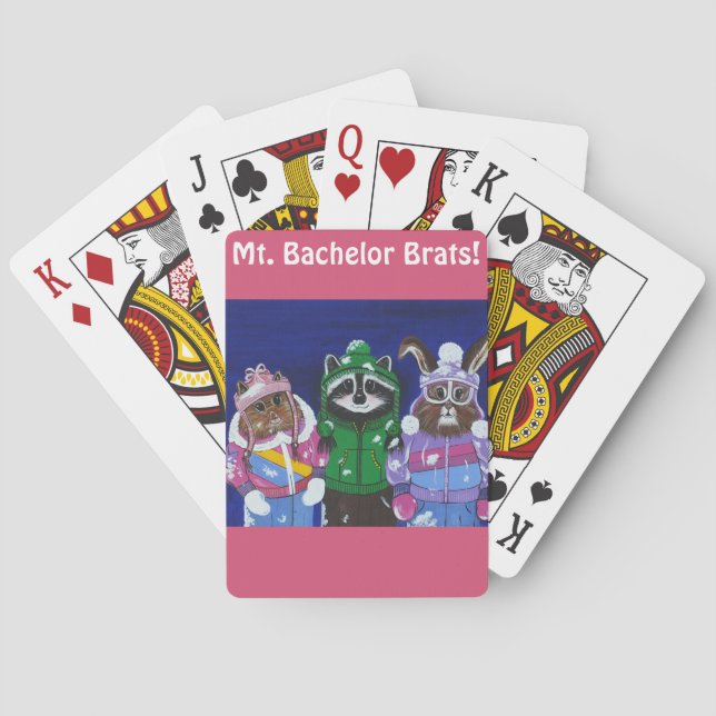 Mt. Bachelor Brats Poker Cards (Back)