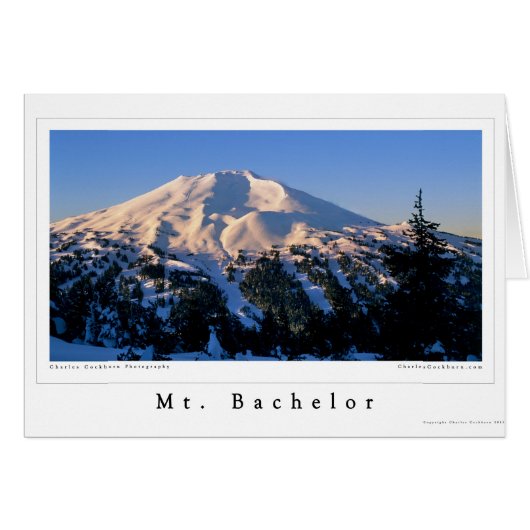 Mt. Bachelor Daybreak Cards (Front Horizontal)