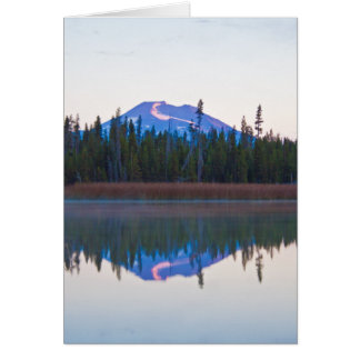 Mt Bachelor from Little Lava Lake, Oregon Cards