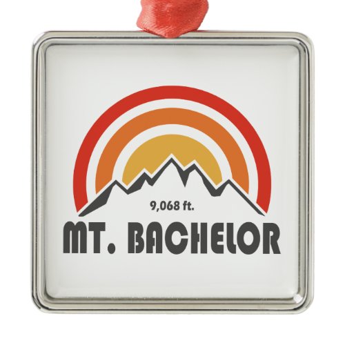 Mt. Bachelor Metal Ornament