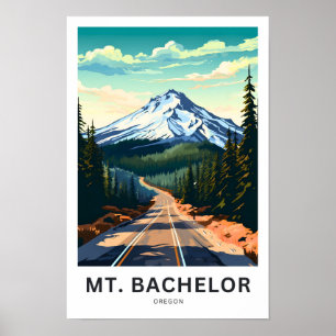 Mt. Bachelor Oregon Travel Print