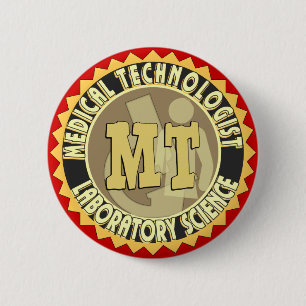 MT BADGE MEDICAL TECHNOLOGIST - LABORATORY BUTTON