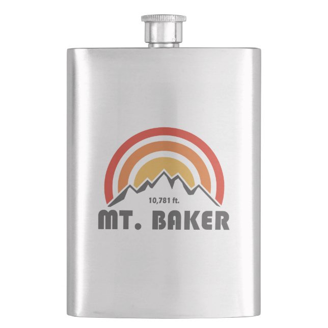 Mt. Baker Flask (Front)