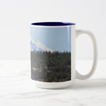Mt Baker From The Bay Two-tone Coffee Mug by northwest_photograph at Zazzle