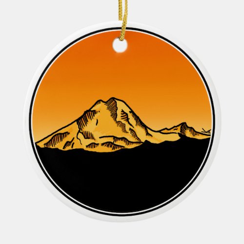 Mt Baker Ornament 