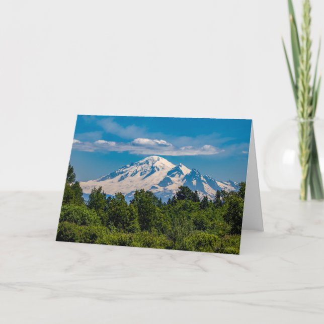Mt Baker Pacific Northwest Thank You Card (Front)