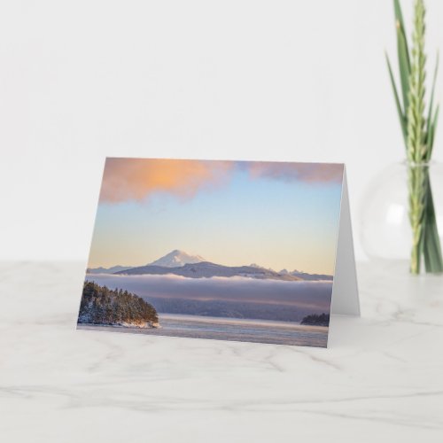 Mt Baker Snow Thank You Card