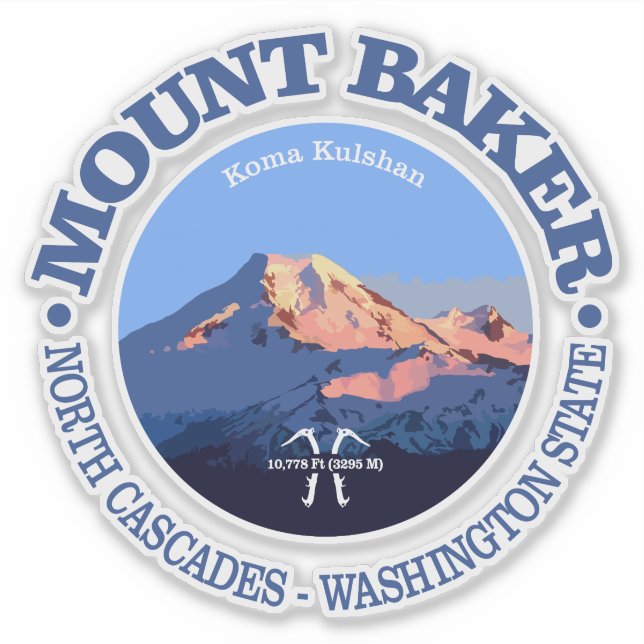 Mt Baker Sticker (Front)