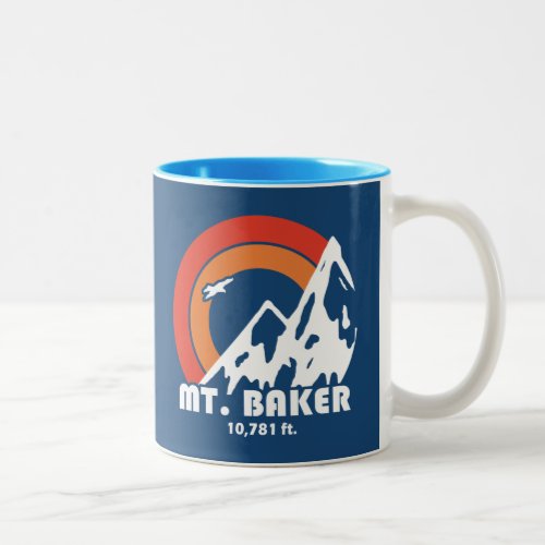 Mt Baker Sun Eagle Two_Tone Coffee Mug