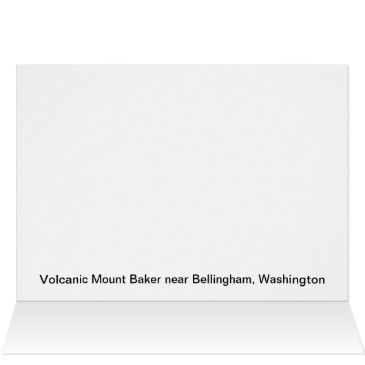 Mt. Baker Volcano (Inside Horizontal (Top))