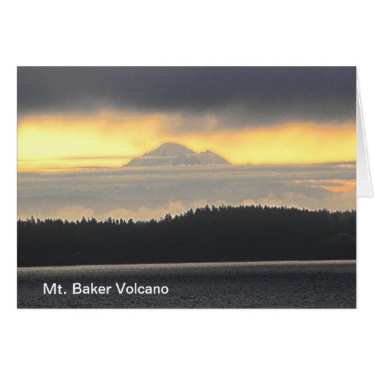 Mt. Baker Volcano Cards (Front Horizontal)