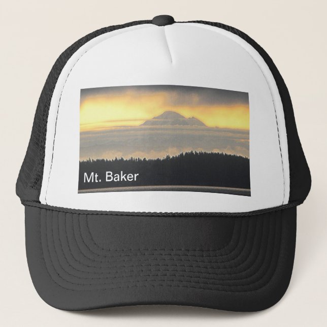 Mt. Baker Volcano Trucker Hat (Front)