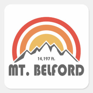 Mt. Belford Square Sticker