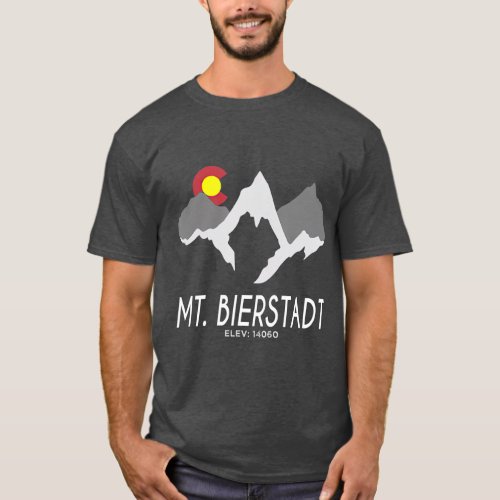 Mt Bierstadt Hiking Colorado Mountain Men Women T_Shirt