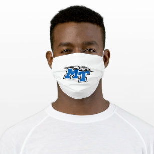 MT Blue Raiders Adult Cloth Face Mask