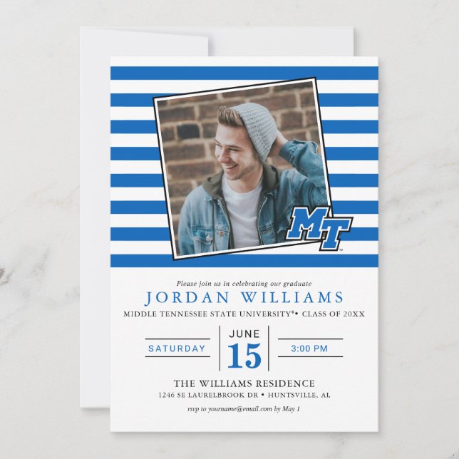 MT Blue Raiders Announcement (Front)