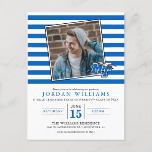 MT Blue Raiders Announcement Postcard