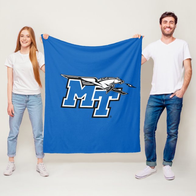 MT Blue Raiders Fleece Blanket (In Situ)