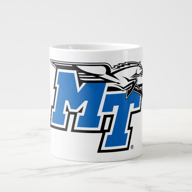 MT Blue Raiders Giant Coffee Mug (Front)