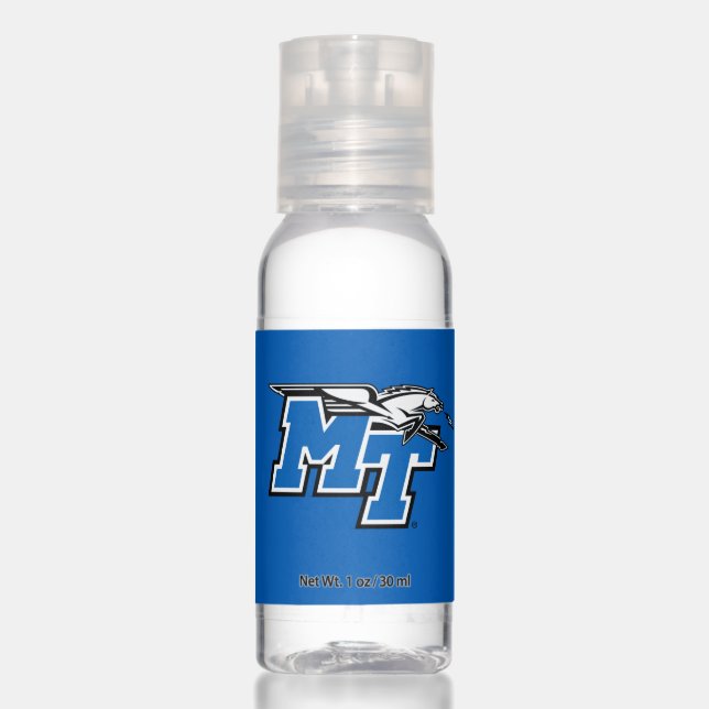 MT Blue Raiders Hand Sanitizer (Front)