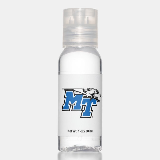 MT Blue Raiders Hand Sanitizer (Front)